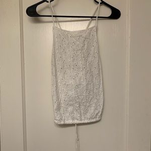 Brandy melville open back tank top